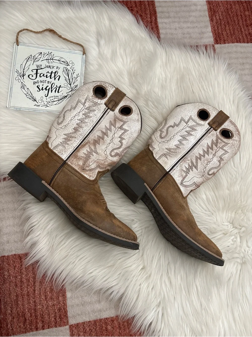 Cody James Boys' Luke Western Boots Sz 5